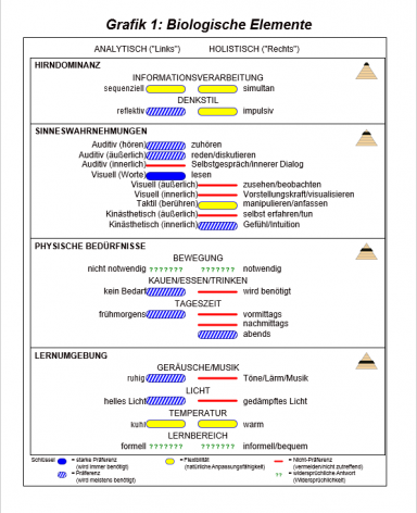 Lernprofil für Schüler Grafik1